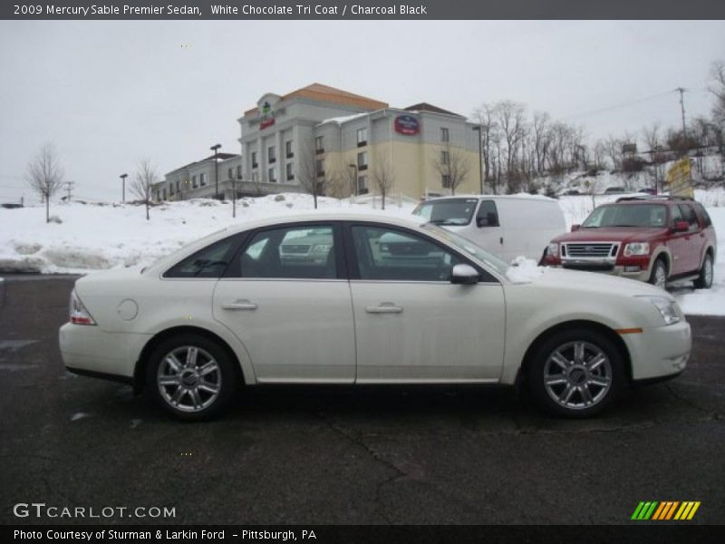 White Chocolate Tri Coat / Charcoal Black 2009 Mercury Sable Premier Sedan