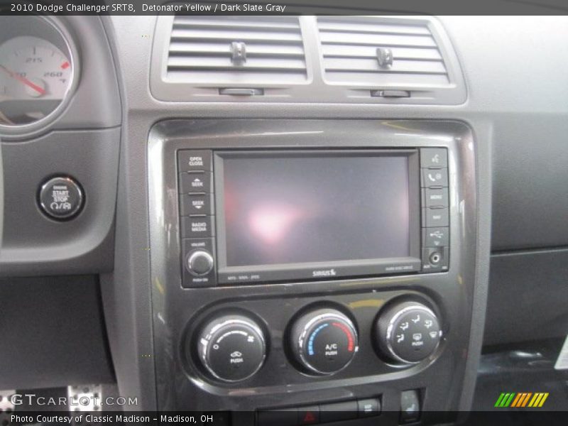 Detonator Yellow / Dark Slate Gray 2010 Dodge Challenger SRT8