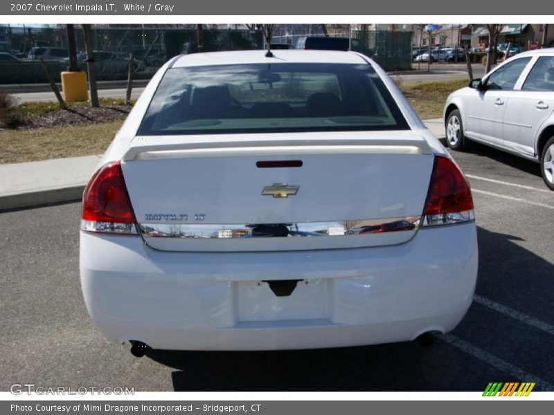 White / Gray 2007 Chevrolet Impala LT