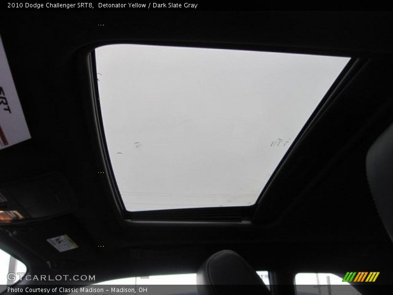 Detonator Yellow / Dark Slate Gray 2010 Dodge Challenger SRT8