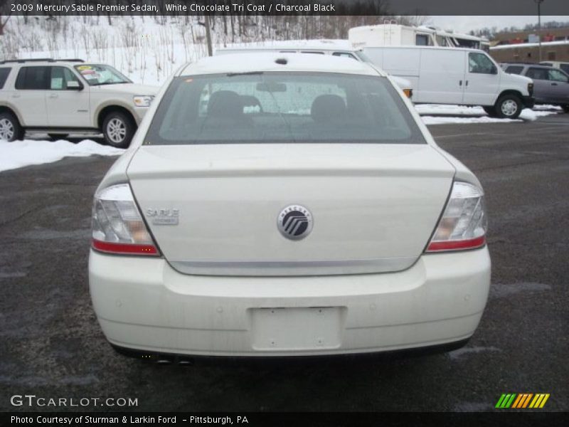 White Chocolate Tri Coat / Charcoal Black 2009 Mercury Sable Premier Sedan