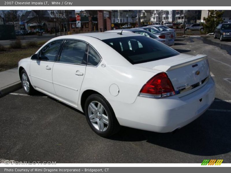 White / Gray 2007 Chevrolet Impala LT