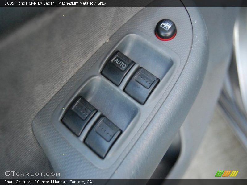 Magnesium Metallic / Gray 2005 Honda Civic EX Sedan