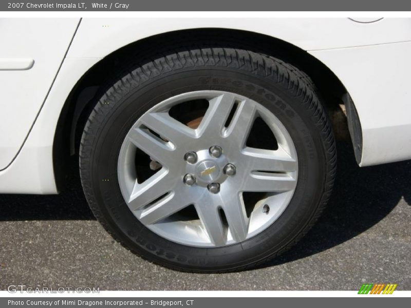 White / Gray 2007 Chevrolet Impala LT