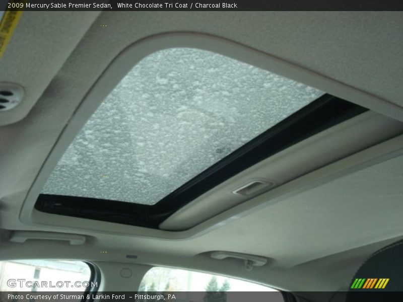 White Chocolate Tri Coat / Charcoal Black 2009 Mercury Sable Premier Sedan