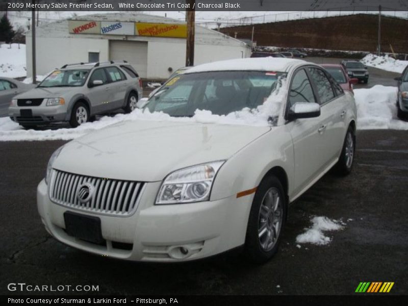 White Chocolate Tri Coat / Charcoal Black 2009 Mercury Sable Premier Sedan