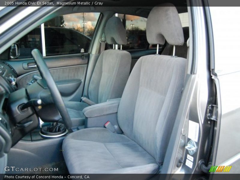 Magnesium Metallic / Gray 2005 Honda Civic EX Sedan