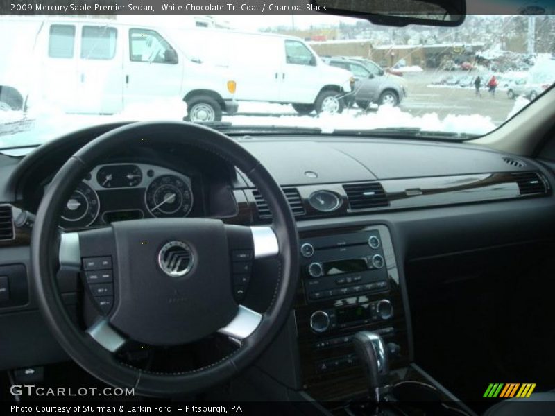 White Chocolate Tri Coat / Charcoal Black 2009 Mercury Sable Premier Sedan