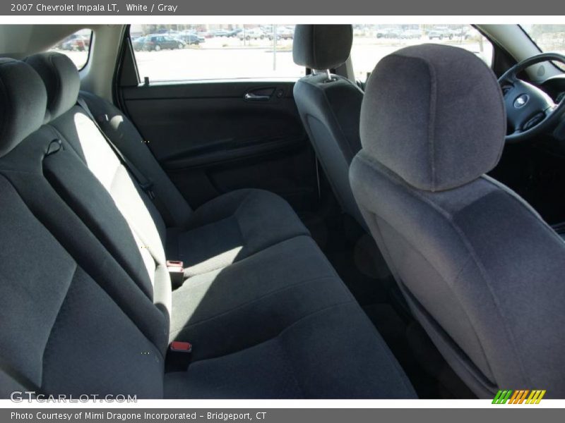 White / Gray 2007 Chevrolet Impala LT
