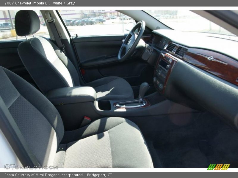 White / Gray 2007 Chevrolet Impala LT
