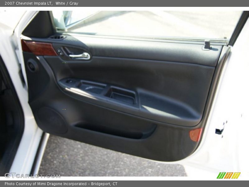 White / Gray 2007 Chevrolet Impala LT