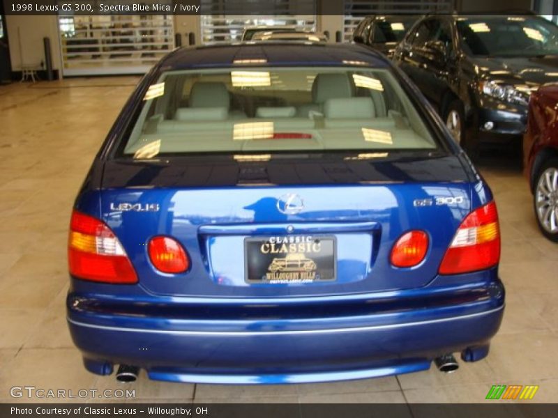 Spectra Blue Mica / Ivory 1998 Lexus GS 300