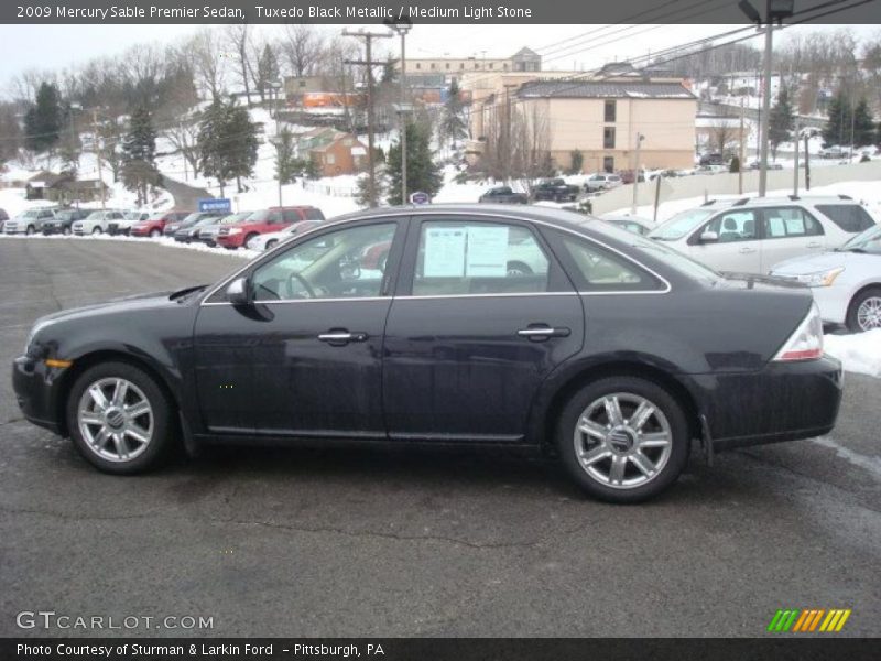 Tuxedo Black Metallic / Medium Light Stone 2009 Mercury Sable Premier Sedan