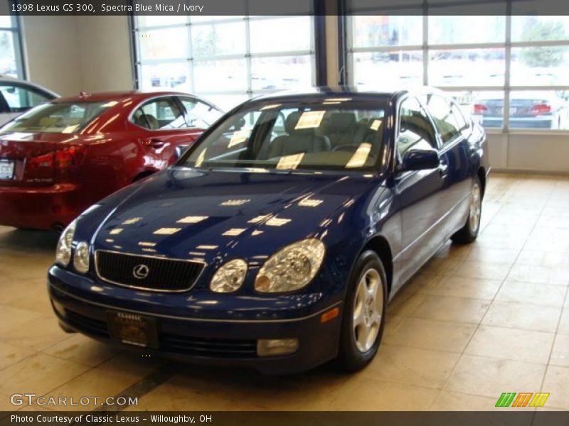 Spectra Blue Mica / Ivory 1998 Lexus GS 300
