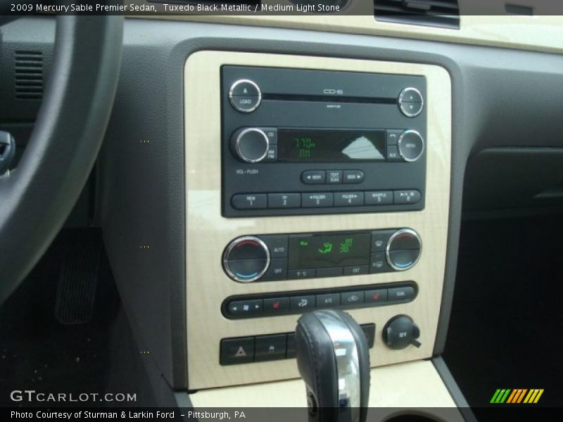 Tuxedo Black Metallic / Medium Light Stone 2009 Mercury Sable Premier Sedan