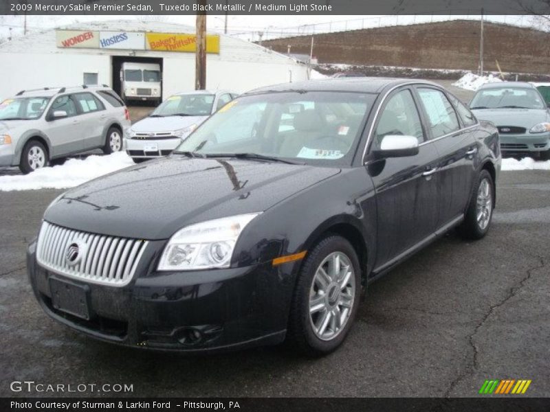 Tuxedo Black Metallic / Medium Light Stone 2009 Mercury Sable Premier Sedan