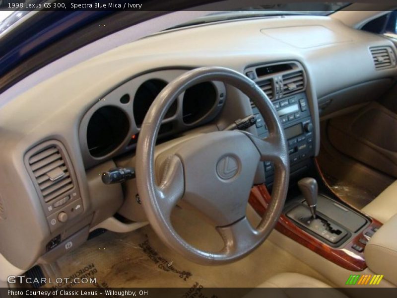 Spectra Blue Mica / Ivory 1998 Lexus GS 300