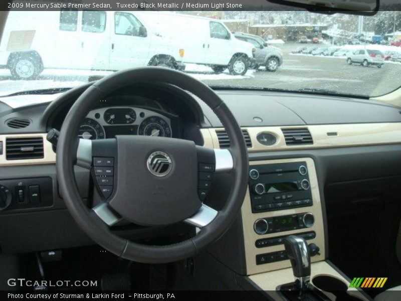 Tuxedo Black Metallic / Medium Light Stone 2009 Mercury Sable Premier Sedan