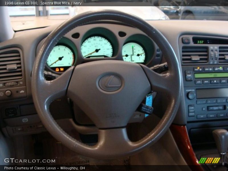 Spectra Blue Mica / Ivory 1998 Lexus GS 300