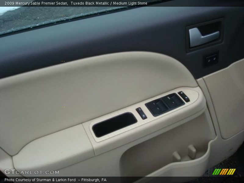 Tuxedo Black Metallic / Medium Light Stone 2009 Mercury Sable Premier Sedan