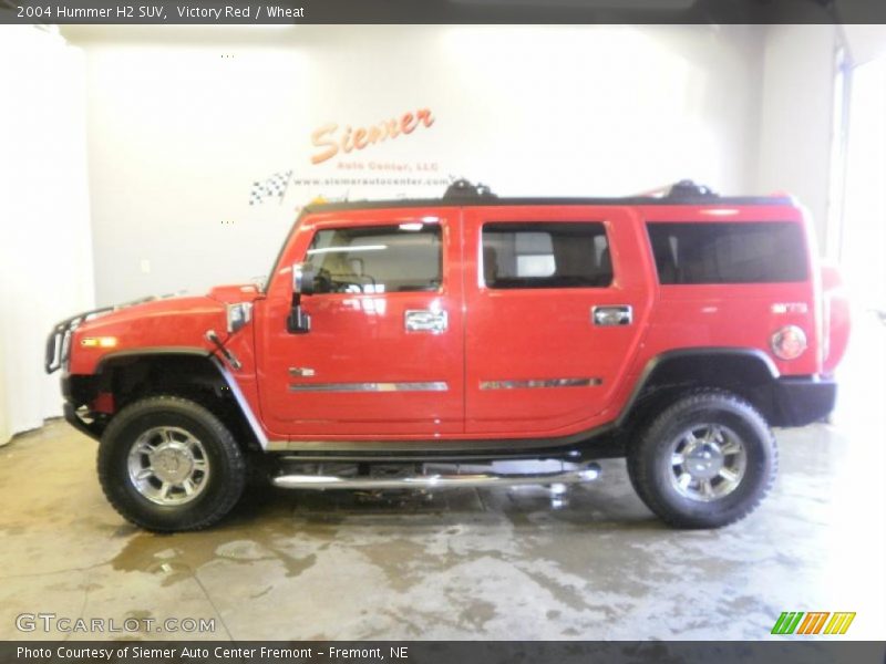 Victory Red / Wheat 2004 Hummer H2 SUV