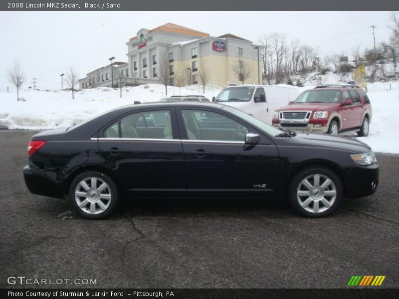 Black / Sand 2008 Lincoln MKZ Sedan