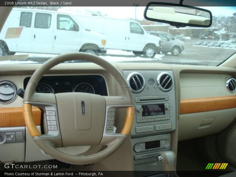 Black / Sand 2008 Lincoln MKZ Sedan