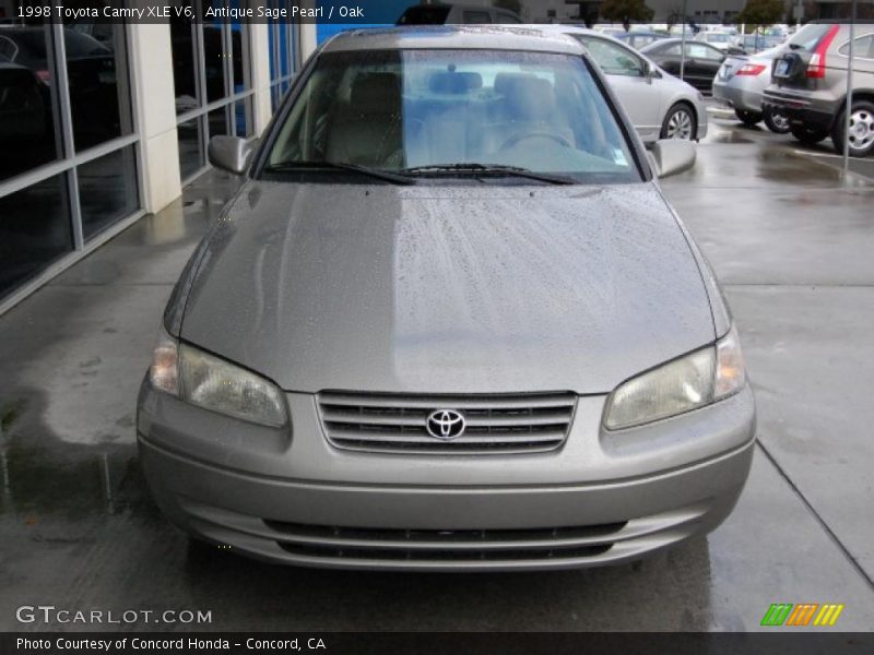 Antique Sage Pearl / Oak 1998 Toyota Camry XLE V6