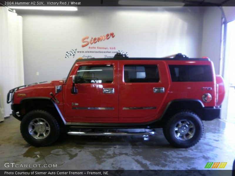 Victory Red / Wheat 2004 Hummer H2 SUV