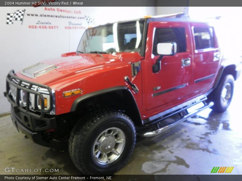 Victory Red / Wheat 2004 Hummer H2 SUV