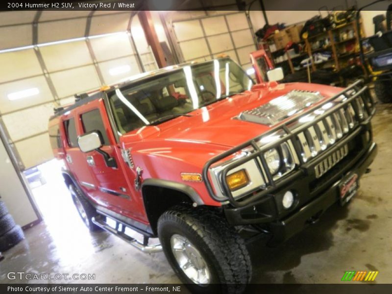 Victory Red / Wheat 2004 Hummer H2 SUV