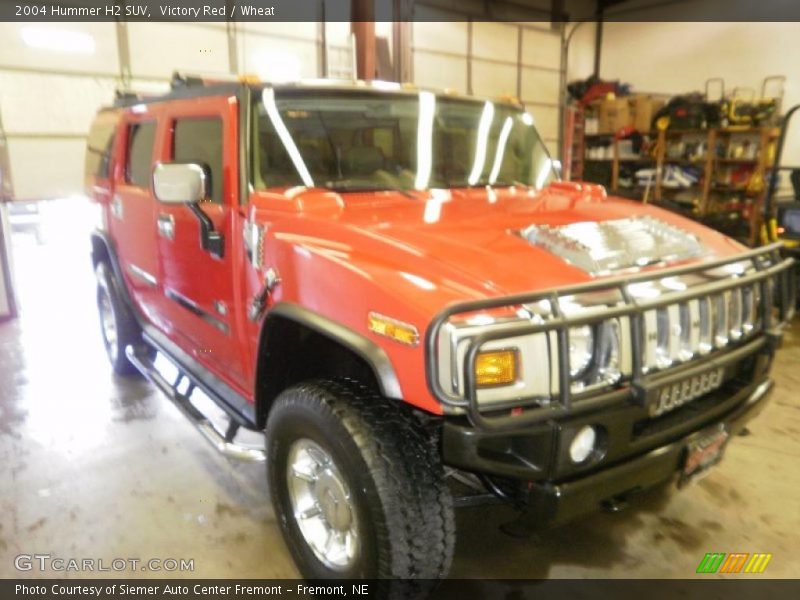 Victory Red / Wheat 2004 Hummer H2 SUV