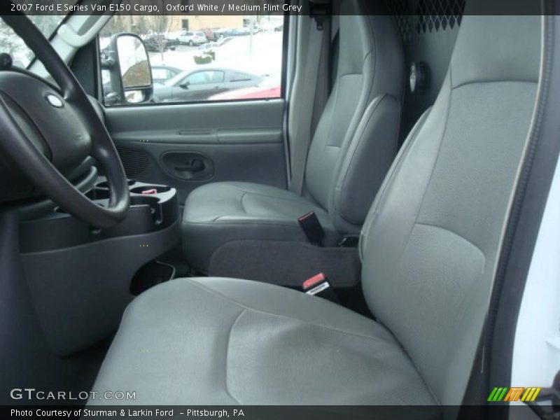 Oxford White / Medium Flint Grey 2007 Ford E Series Van E150 Cargo