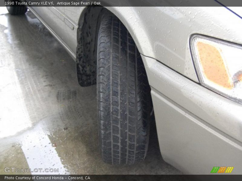 Antique Sage Pearl / Oak 1998 Toyota Camry XLE V6