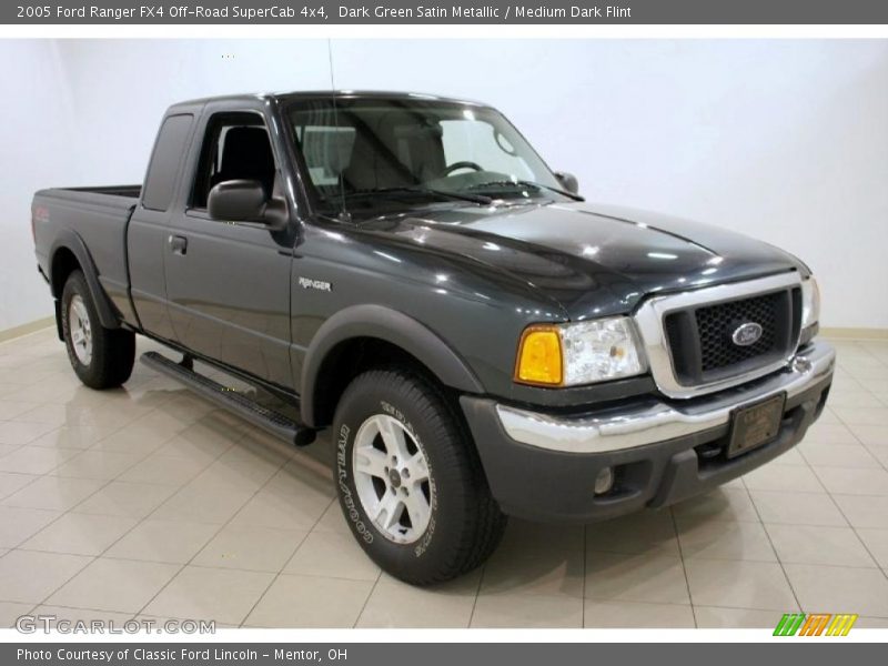 Dark Green Satin Metallic / Medium Dark Flint 2005 Ford Ranger FX4 Off-Road SuperCab 4x4