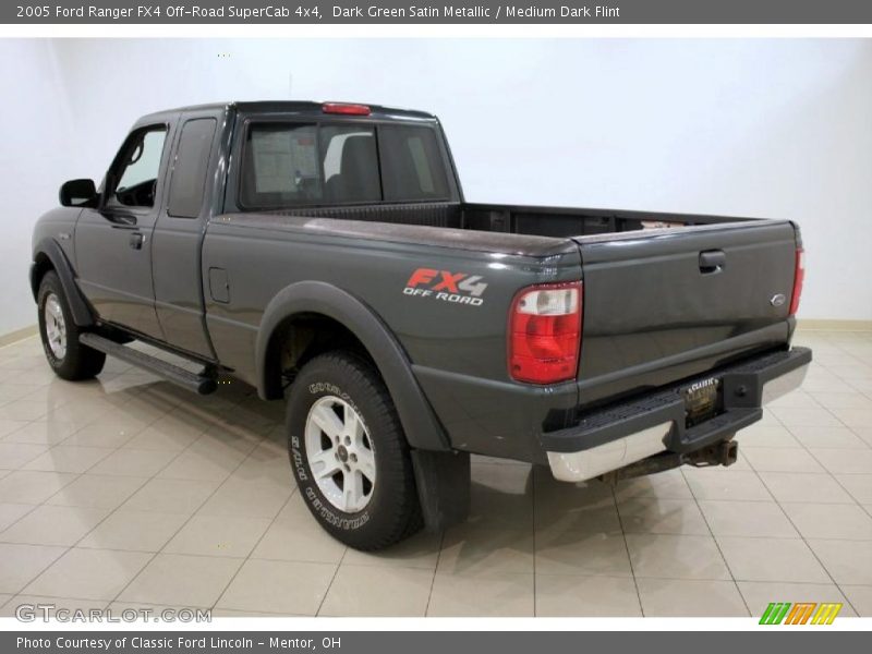 Dark Green Satin Metallic / Medium Dark Flint 2005 Ford Ranger FX4 Off-Road SuperCab 4x4