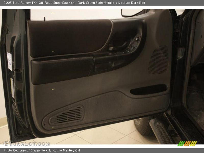 Dark Green Satin Metallic / Medium Dark Flint 2005 Ford Ranger FX4 Off-Road SuperCab 4x4