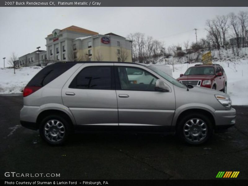 Platinum Metallic / Gray 2007 Buick Rendezvous CX