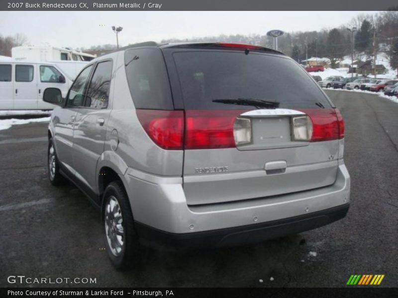 Platinum Metallic / Gray 2007 Buick Rendezvous CX
