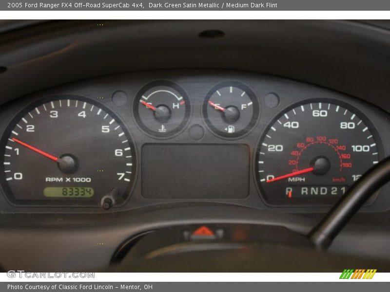 Dark Green Satin Metallic / Medium Dark Flint 2005 Ford Ranger FX4 Off-Road SuperCab 4x4