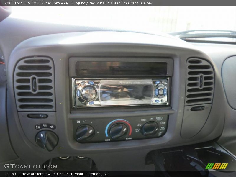 Burgundy Red Metallic / Medium Graphite Grey 2003 Ford F150 XLT SuperCrew 4x4