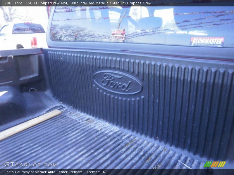 Burgundy Red Metallic / Medium Graphite Grey 2003 Ford F150 XLT SuperCrew 4x4