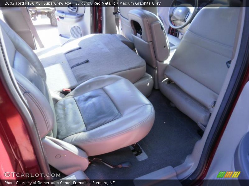 Burgundy Red Metallic / Medium Graphite Grey 2003 Ford F150 XLT SuperCrew 4x4