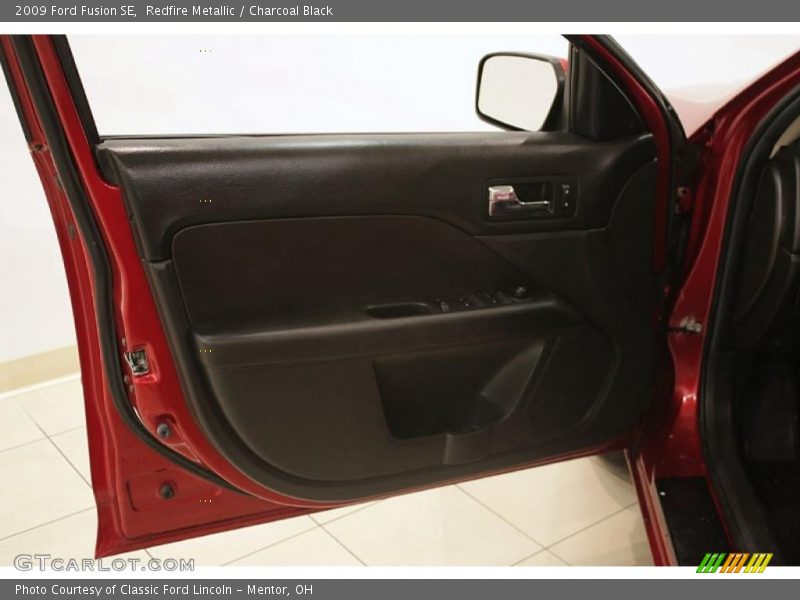 Redfire Metallic / Charcoal Black 2009 Ford Fusion SE