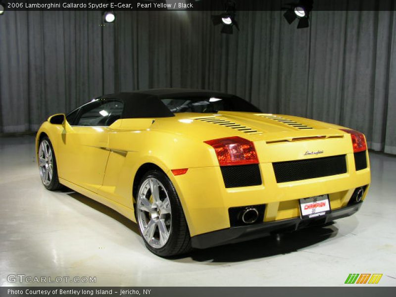 Pearl Yellow / Black 2006 Lamborghini Gallardo Spyder E-Gear