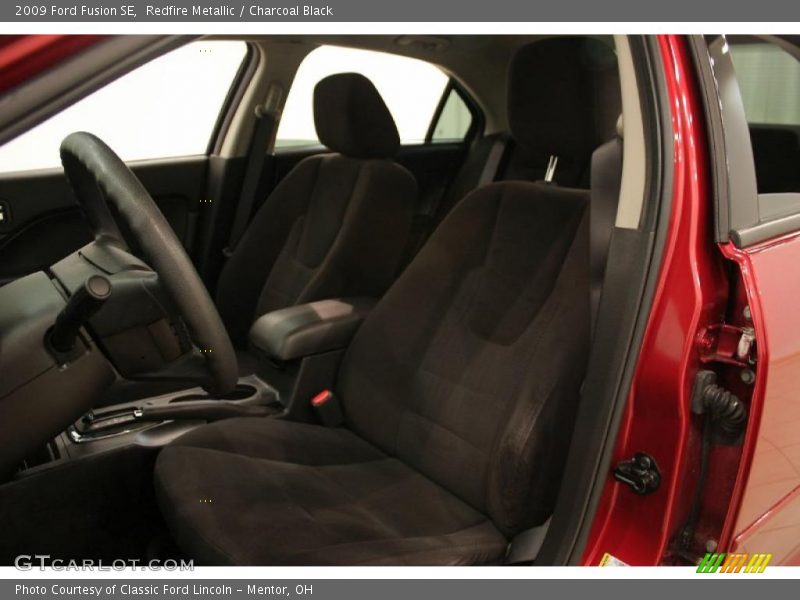 Redfire Metallic / Charcoal Black 2009 Ford Fusion SE