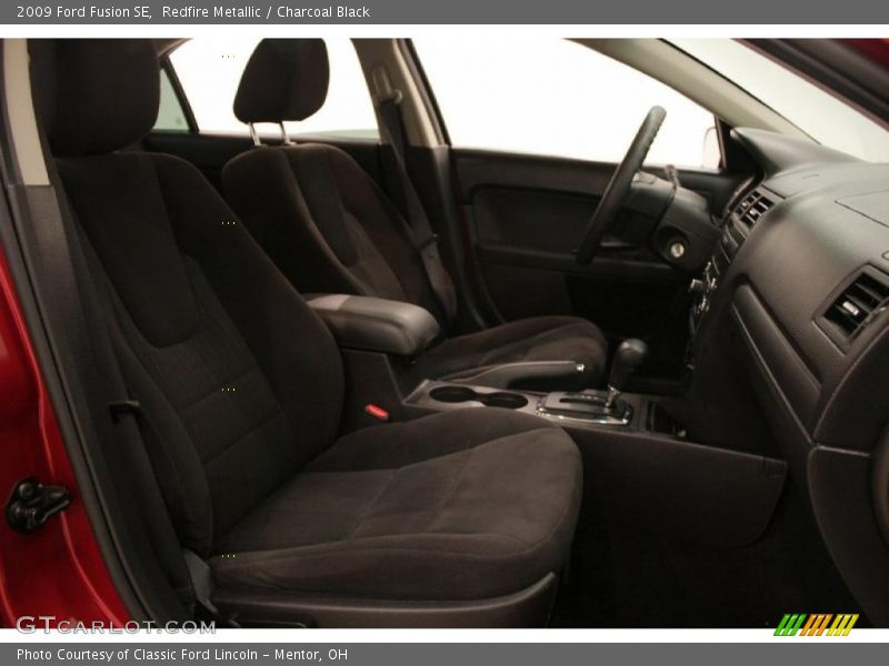 Redfire Metallic / Charcoal Black 2009 Ford Fusion SE