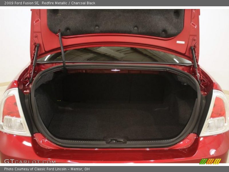Redfire Metallic / Charcoal Black 2009 Ford Fusion SE