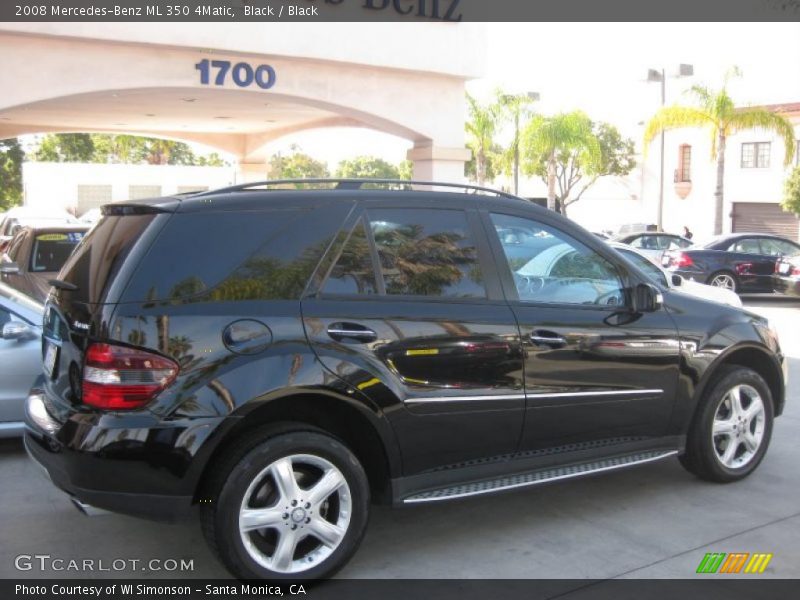 Black / Black 2008 Mercedes-Benz ML 350 4Matic