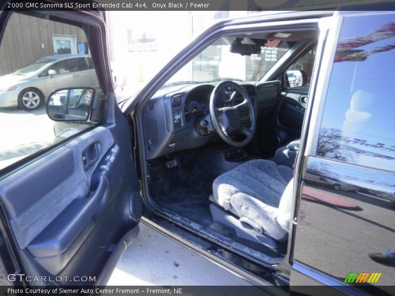 Onyx Black / Pewter 2000 GMC Sonoma SLS Sport Extended Cab 4x4